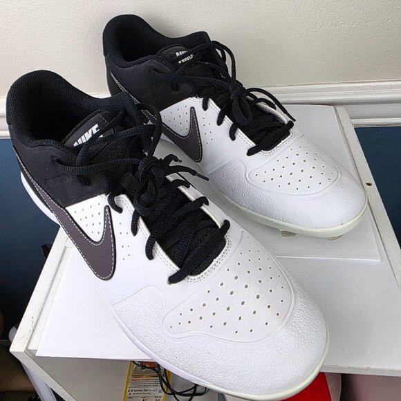 Nike Alpha Huarache Varsity Metal Baseball Cleats Mens Sz 13 - Picture 1 of 7